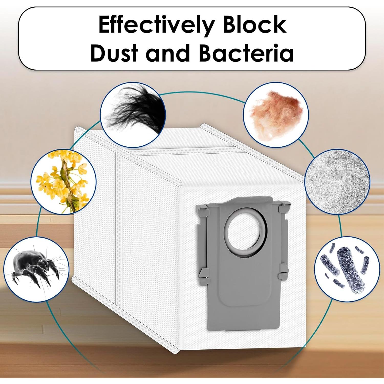 Kit de Accesorios LemonRunRun para Aspiradora Roborock Saros 10R