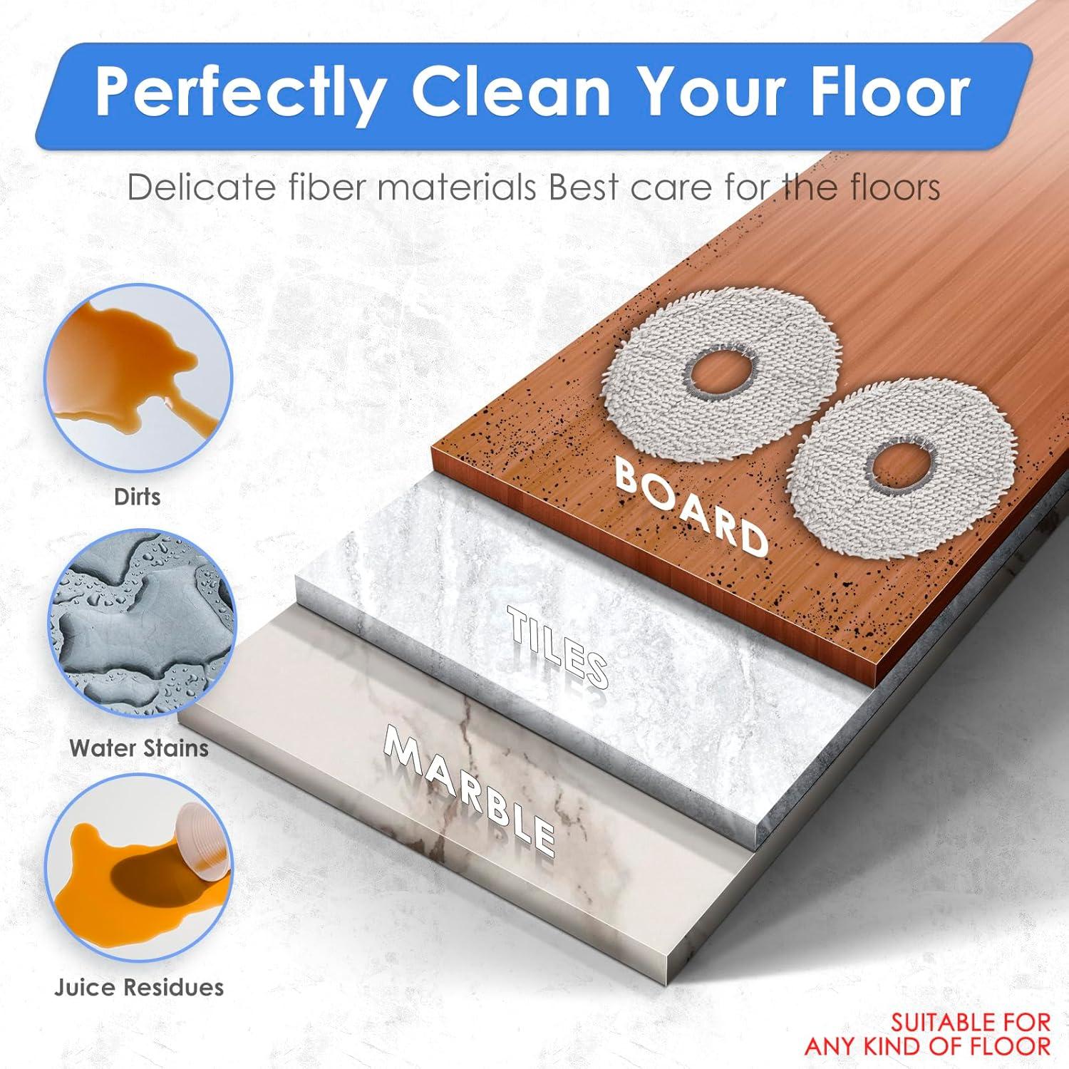 Paquete de 10 Almohadillas de Mopa FILTERIST para ECOVACS