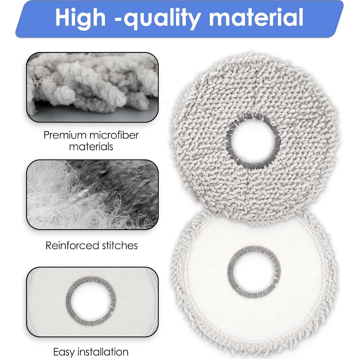 Paquete de 10 Almohadillas de Mopa FILTERIST para ECOVACS