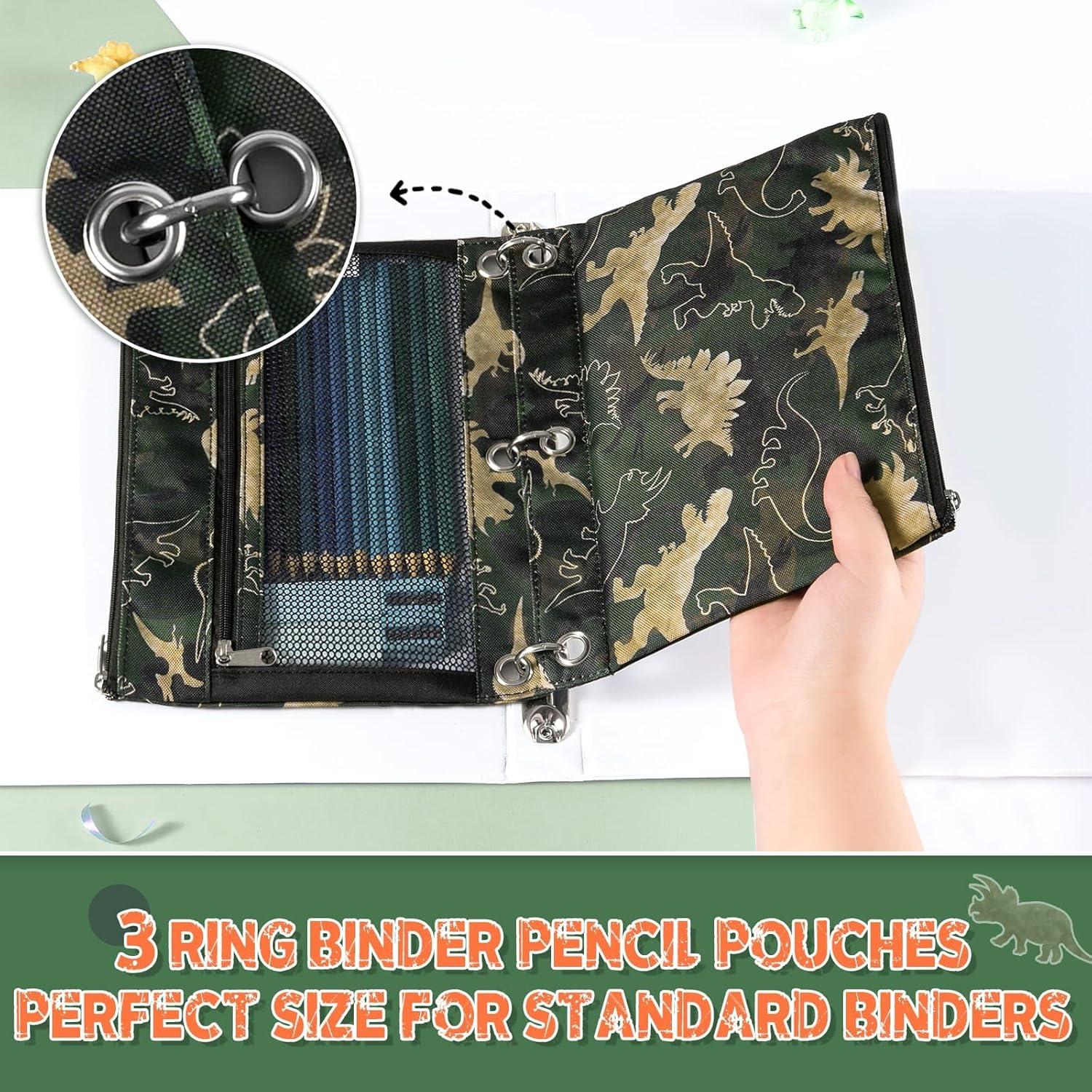 Estuche de Lápices WAWSAM Dinosaurio para Carpeta 3 Anillas