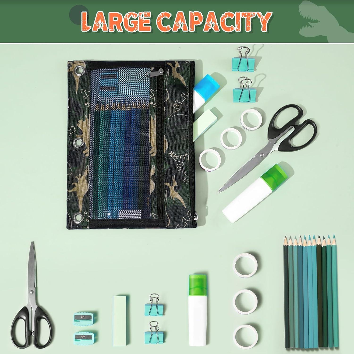 Estuche de Lápices WAWSAM Dinosaurio para Carpeta 3 Anillas