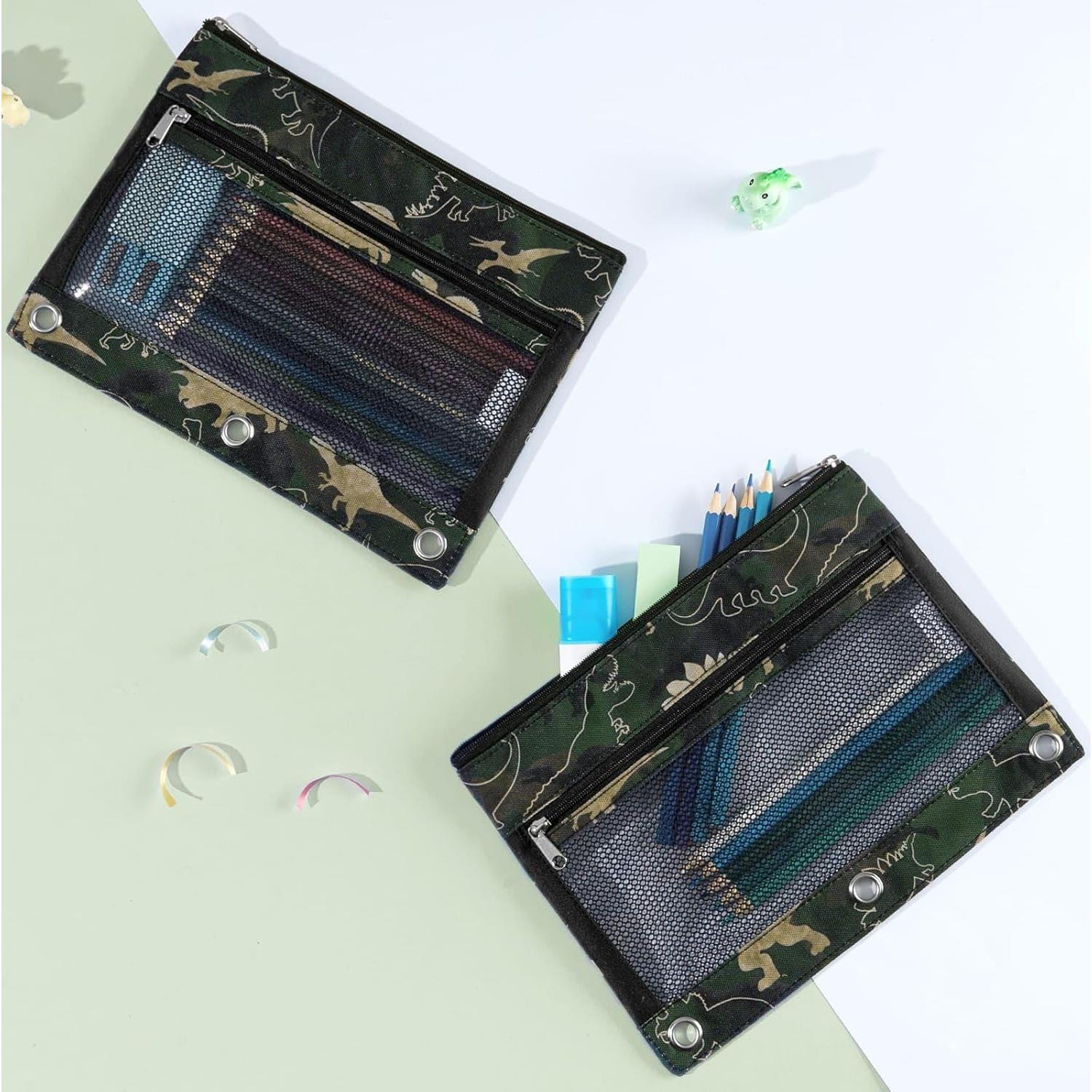 Estuche de Lápices WAWSAM Dinosaurio para Carpeta 3 Anillas