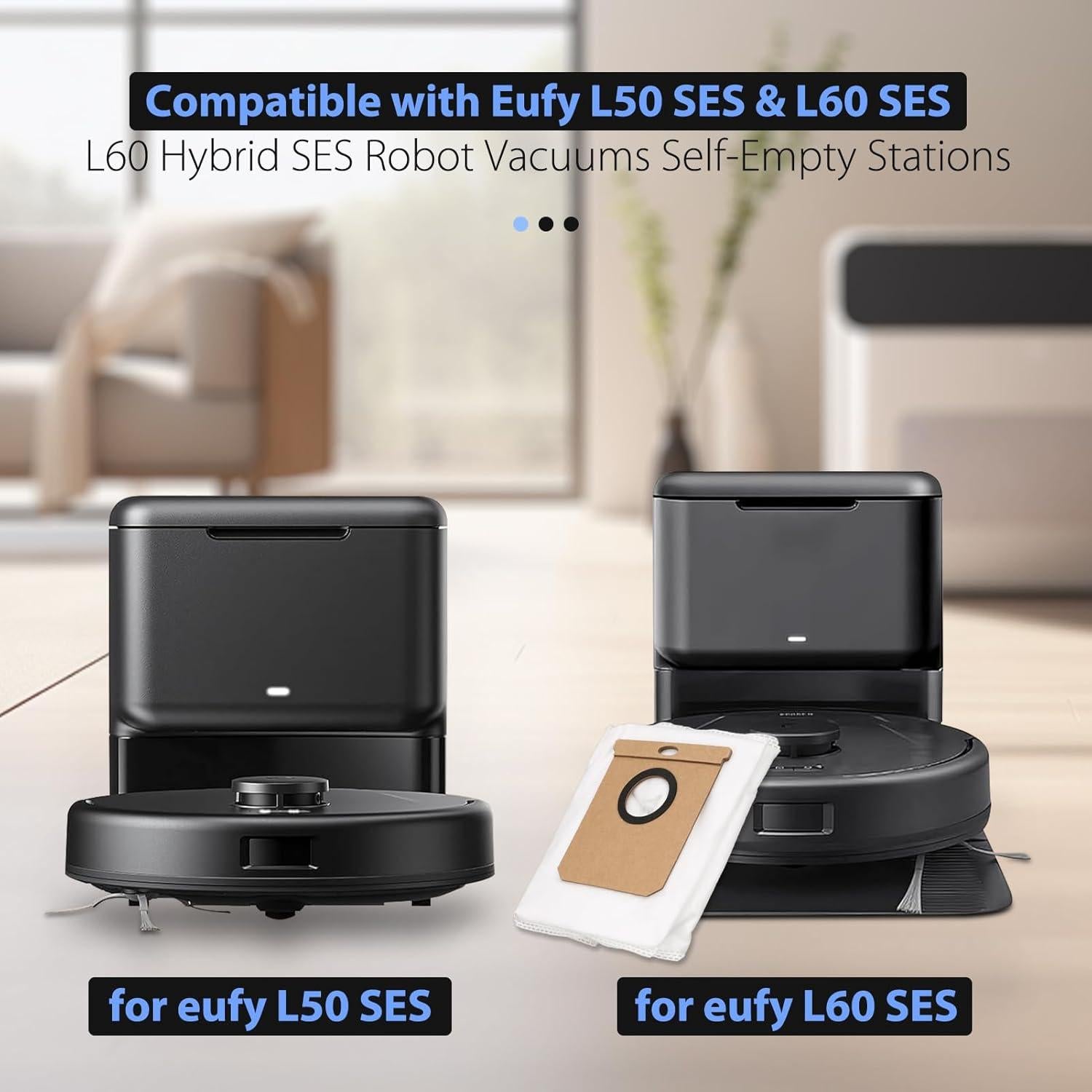 Bolsas de Polvo de Reemplazo FFsign L60/L50 - 12 Unidades 2.5L