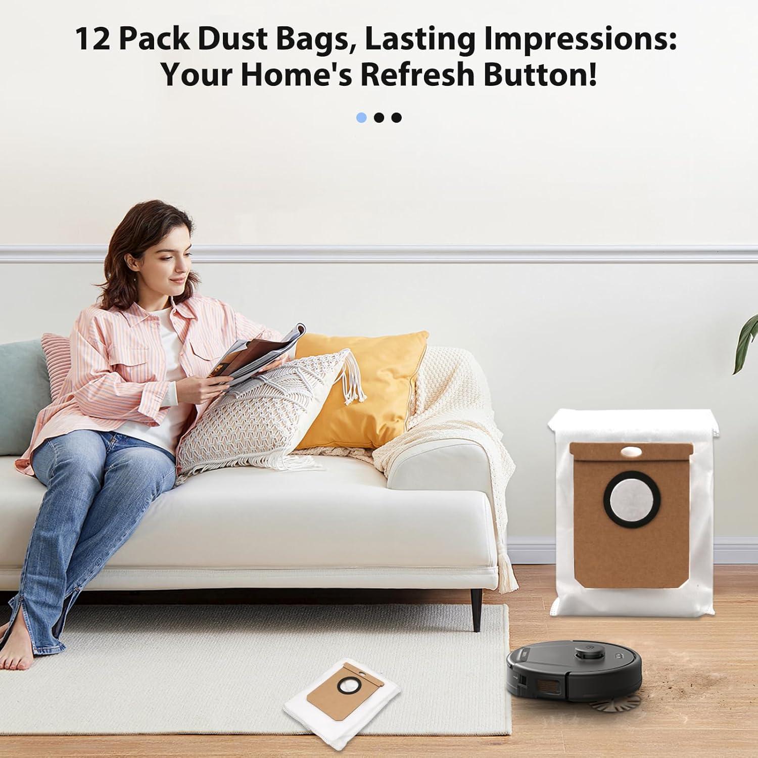 Bolsas de Polvo de Reemplazo FFsign L60/L50 - 12 Unidades 2.5L