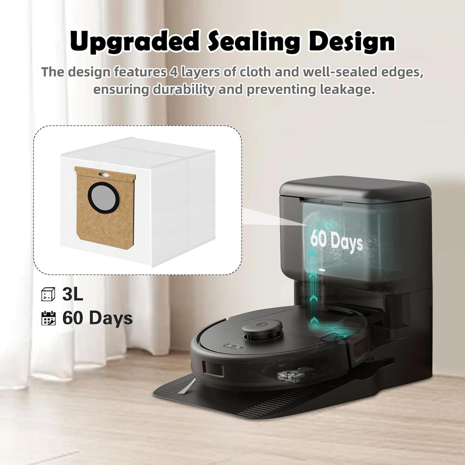 12 Bolsas de Vacío VIEWALL para Eufy L50 SES L60 SES