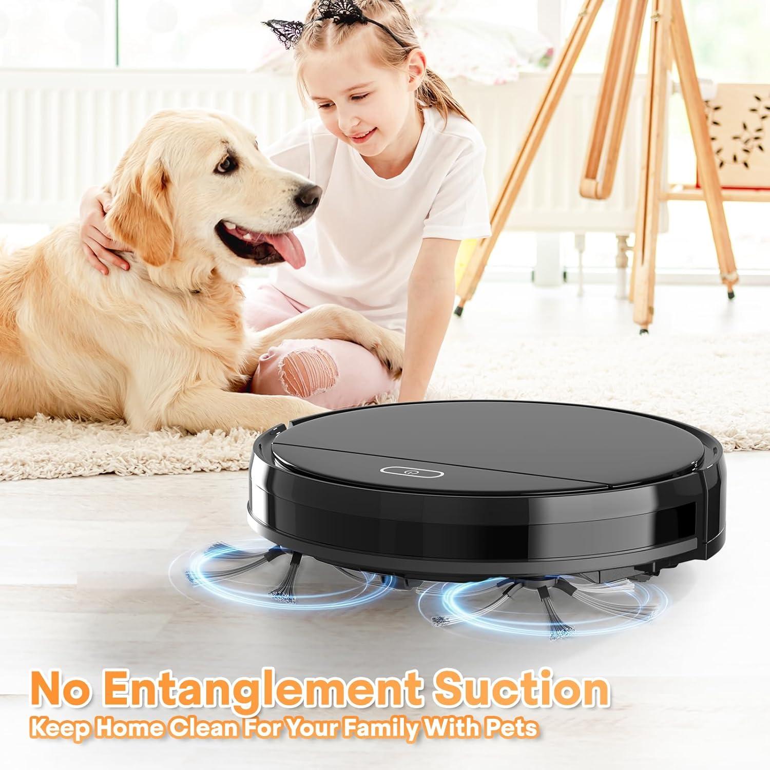 Aspiradora Robot SFIHOME SFA03-RV00118WBK 18W Control Remoto