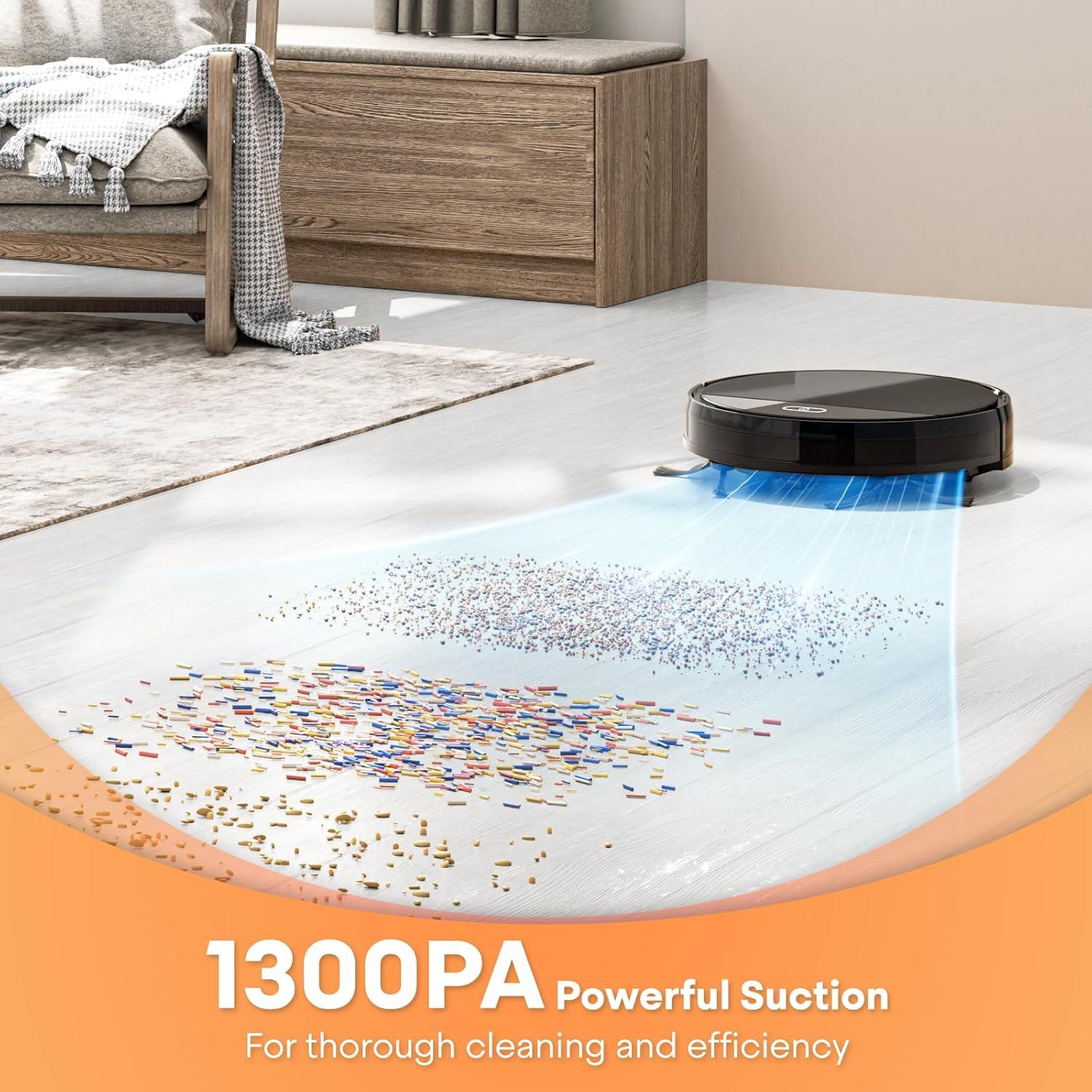 Aspiradora Robot SFIHOME SFA03-RV00118WBK 18W Control Remoto