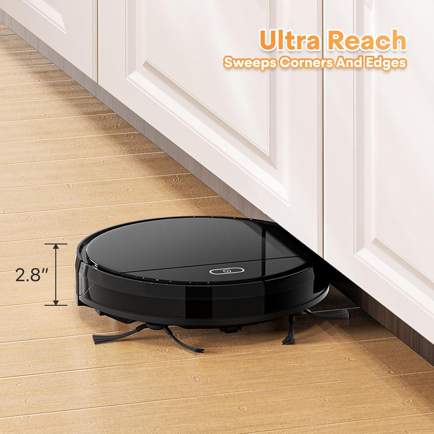 Aspiradora Robot SFIHOME SFA03-RV00118WBK 18W Control Remoto