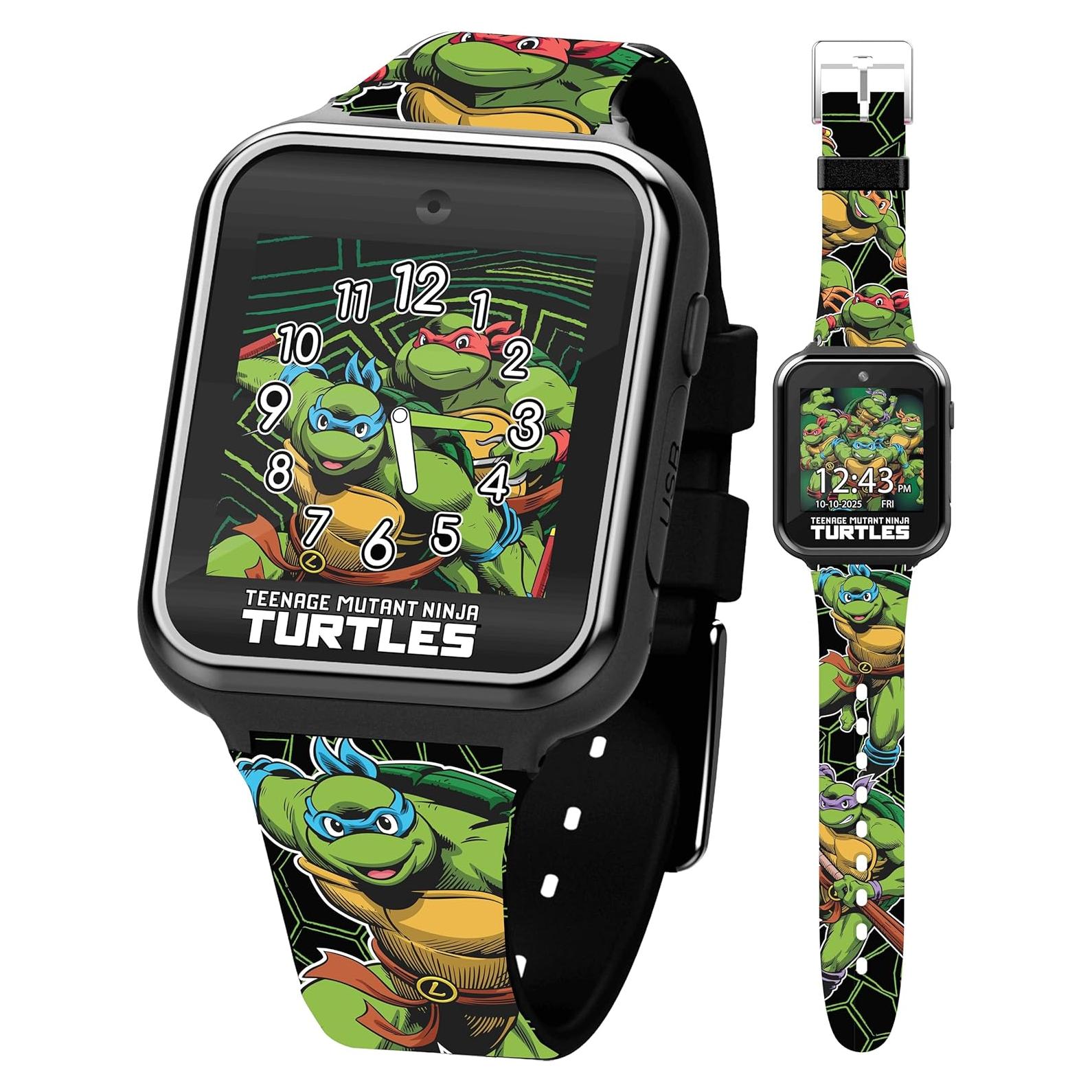 Reloj Inteligente Niños Tortugas Ninja Accutime 10 Caras Táctil