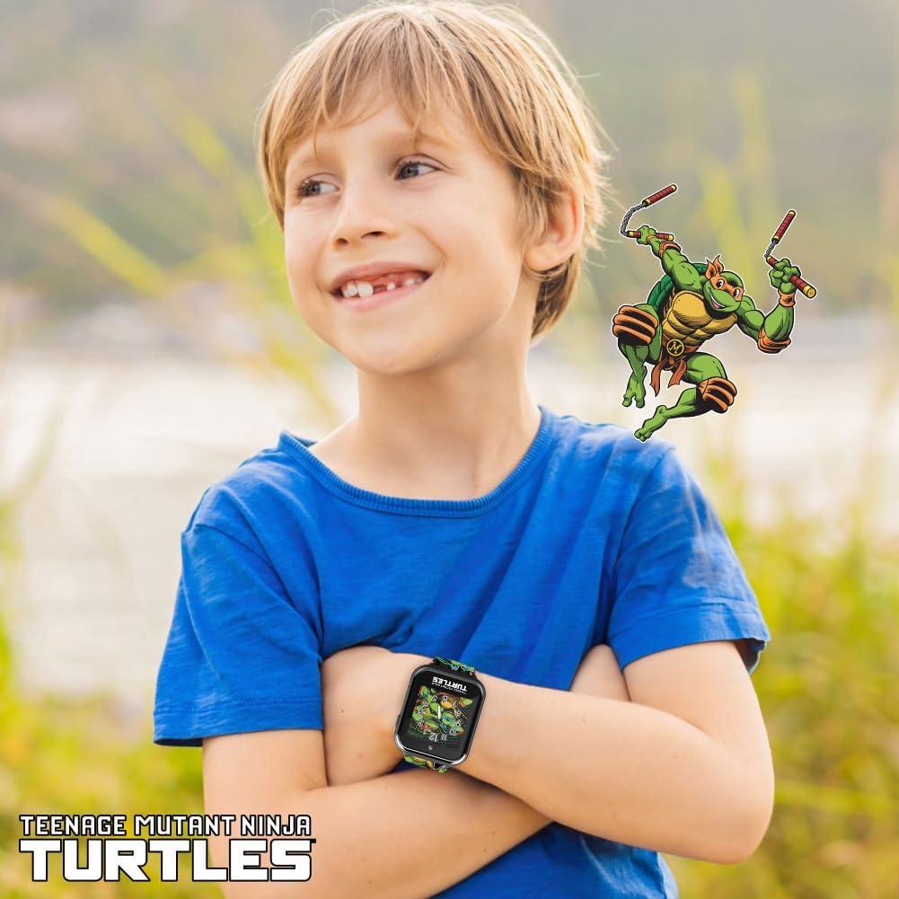 Reloj Inteligente Niños Tortugas Ninja Accutime 10 Caras Táctil