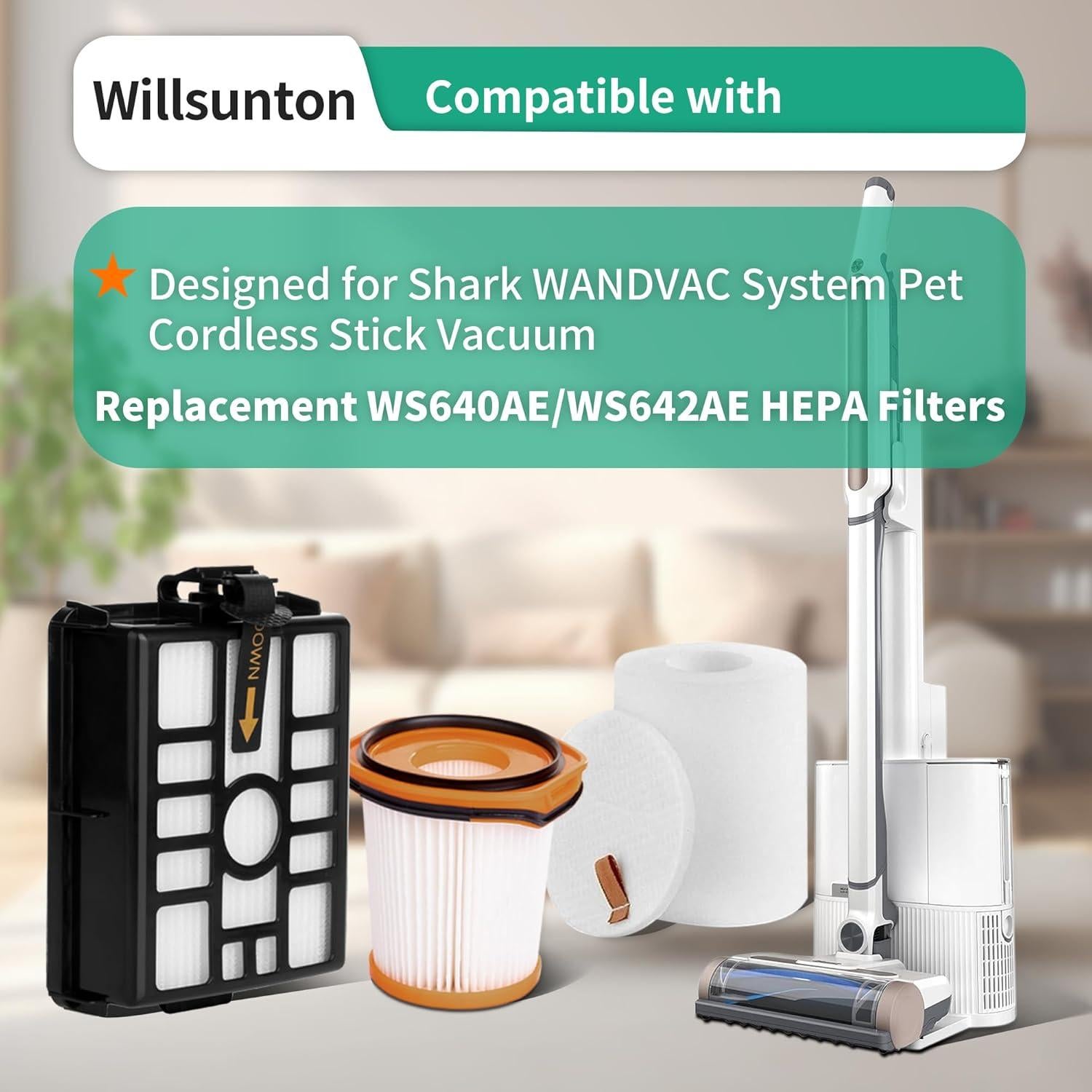 Kit de Reemplazo Filtros WS642AE para Aspiradora Shark