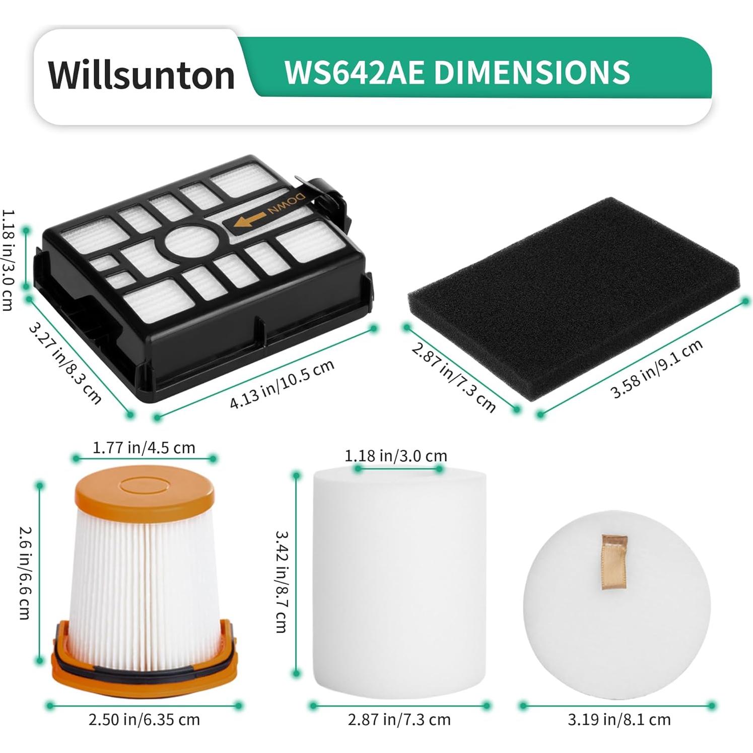 Kit de Reemplazo Filtros WS642AE para Aspiradora Shark