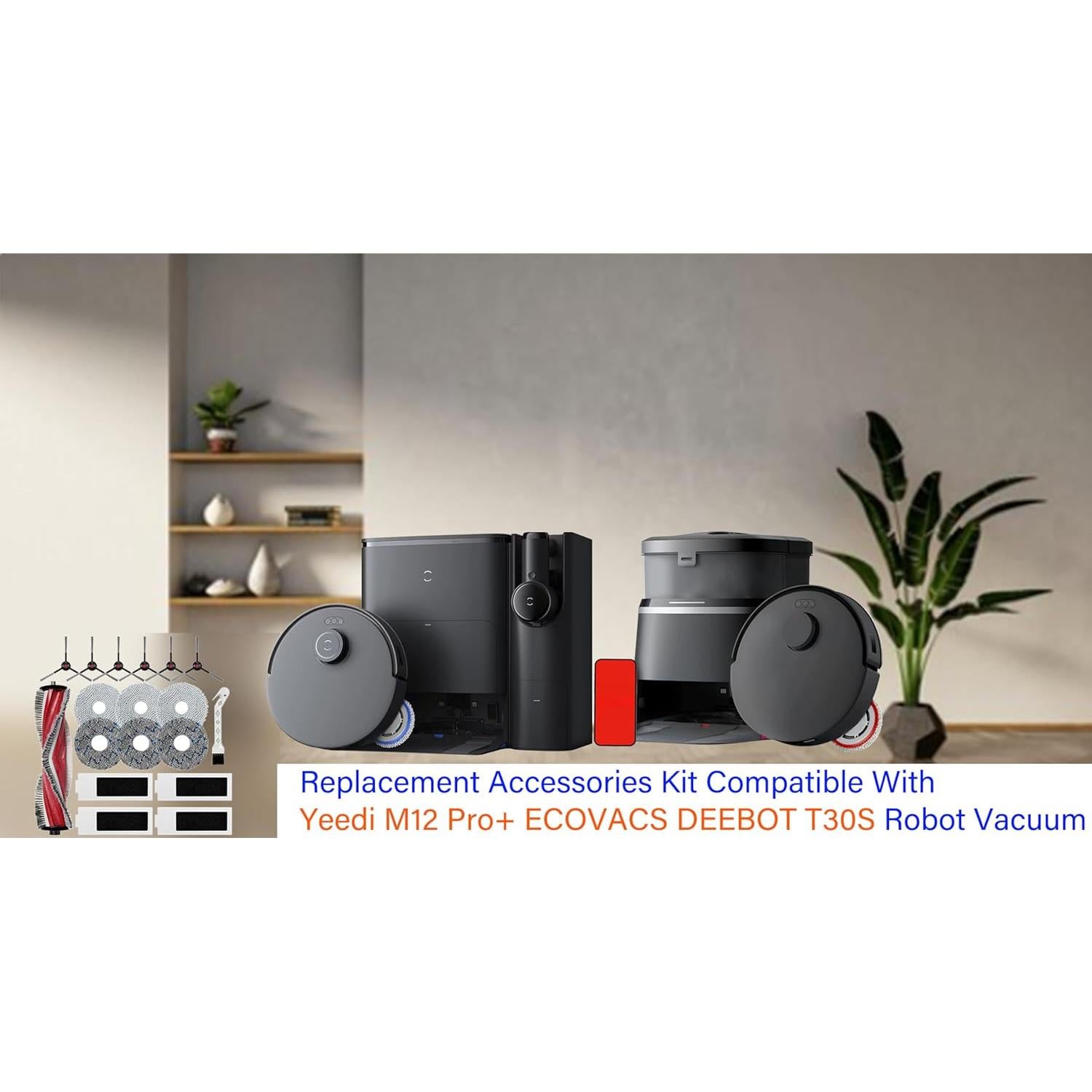 Kit de Accesorios 18 Piezas para Robot Aspiradora Yeedi M12 Pro+