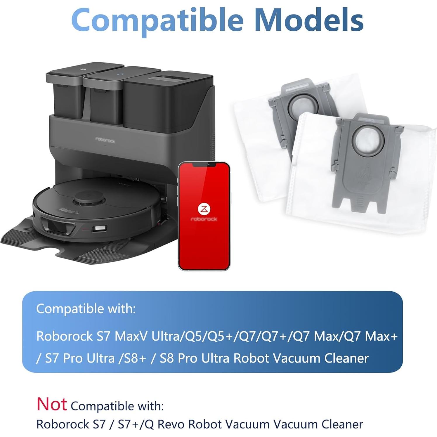 Paquete de 14 bolsas de repuesto Lavacum para Roborock S8 3L