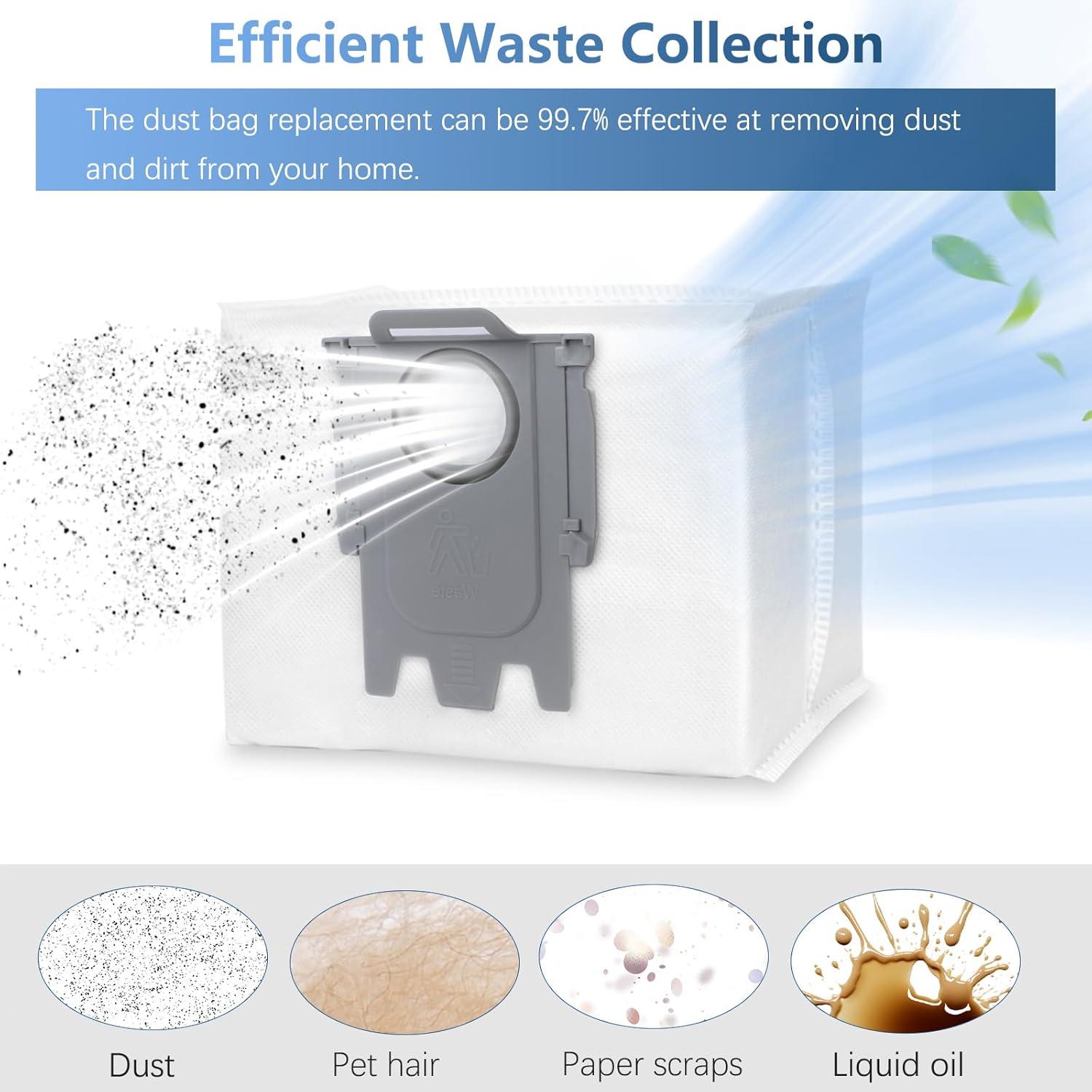 Paquete de 14 bolsas de repuesto Lavacum para Roborock S8 3L