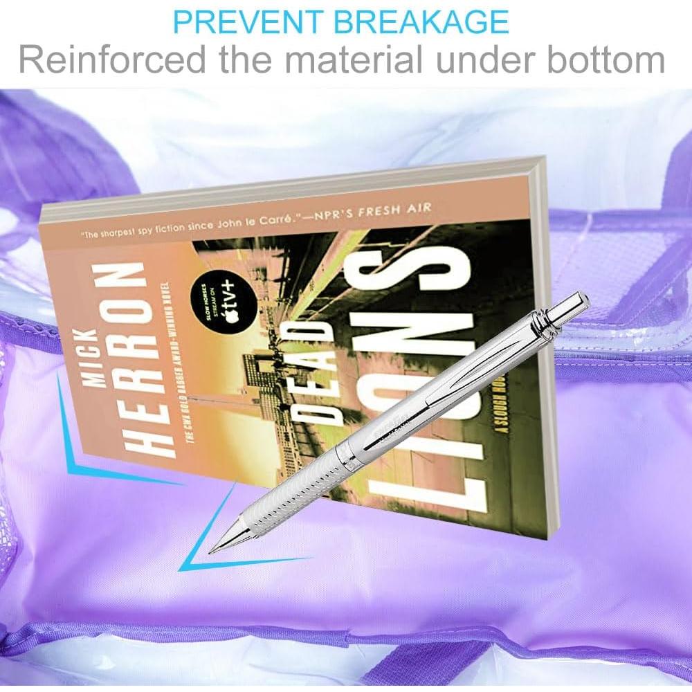 Mochila Transparente FTJCF 3 Piezas 20L Margarita Púrpura