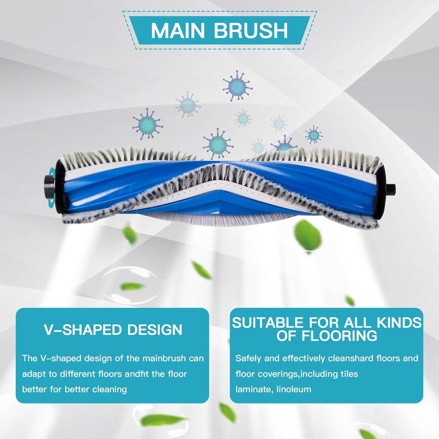 Accesorios Jegehoyo para Ecovacs Deebot T30S - 1 Cepillo, 4 Filtros