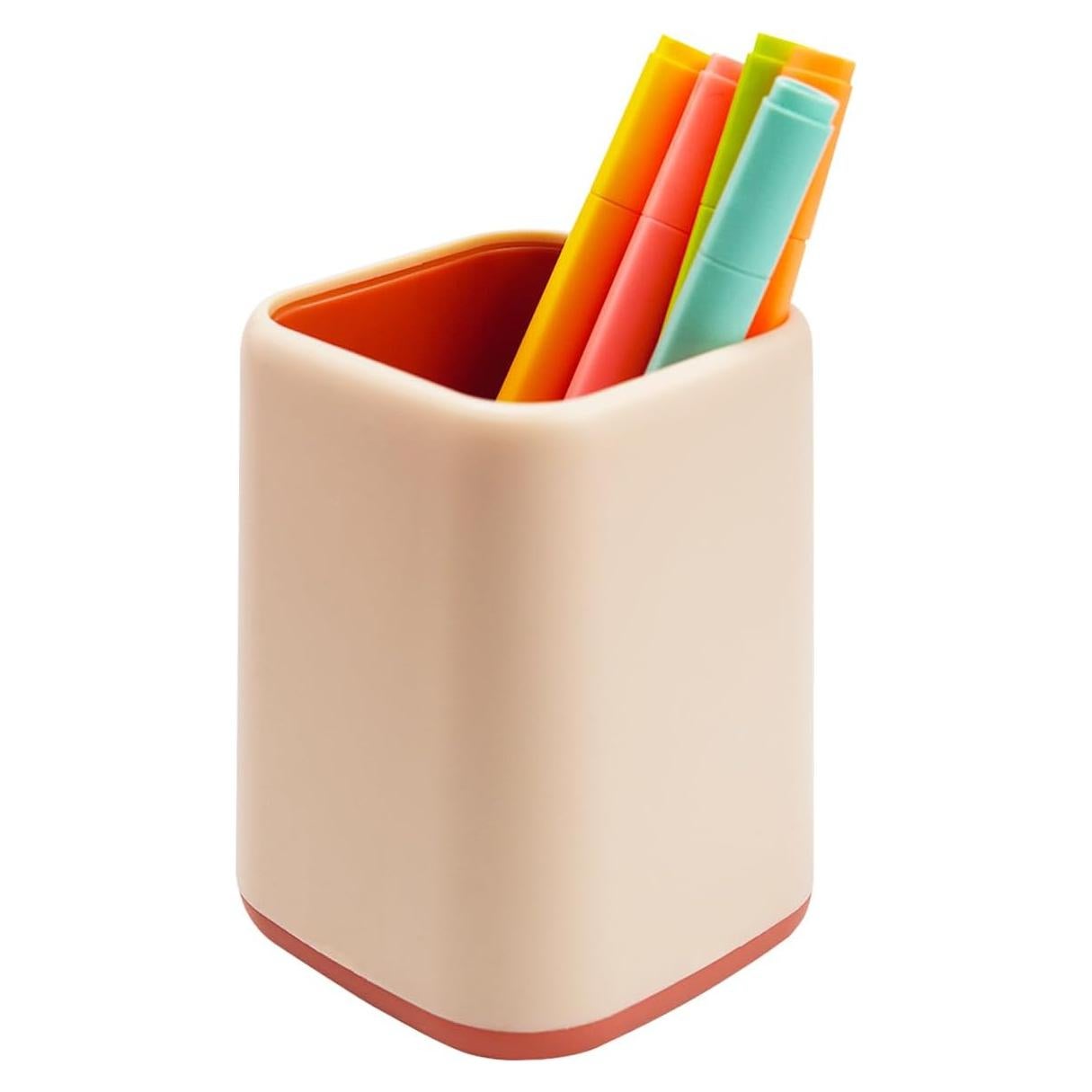 Soporte para Lápices ZUFECY Rosa Organizador de Escritorio