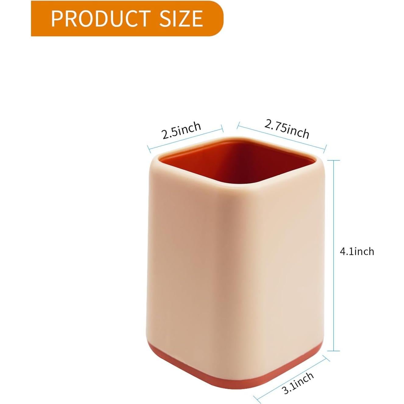 Soporte para Lápices ZUFECY Rosa Organizador de Escritorio