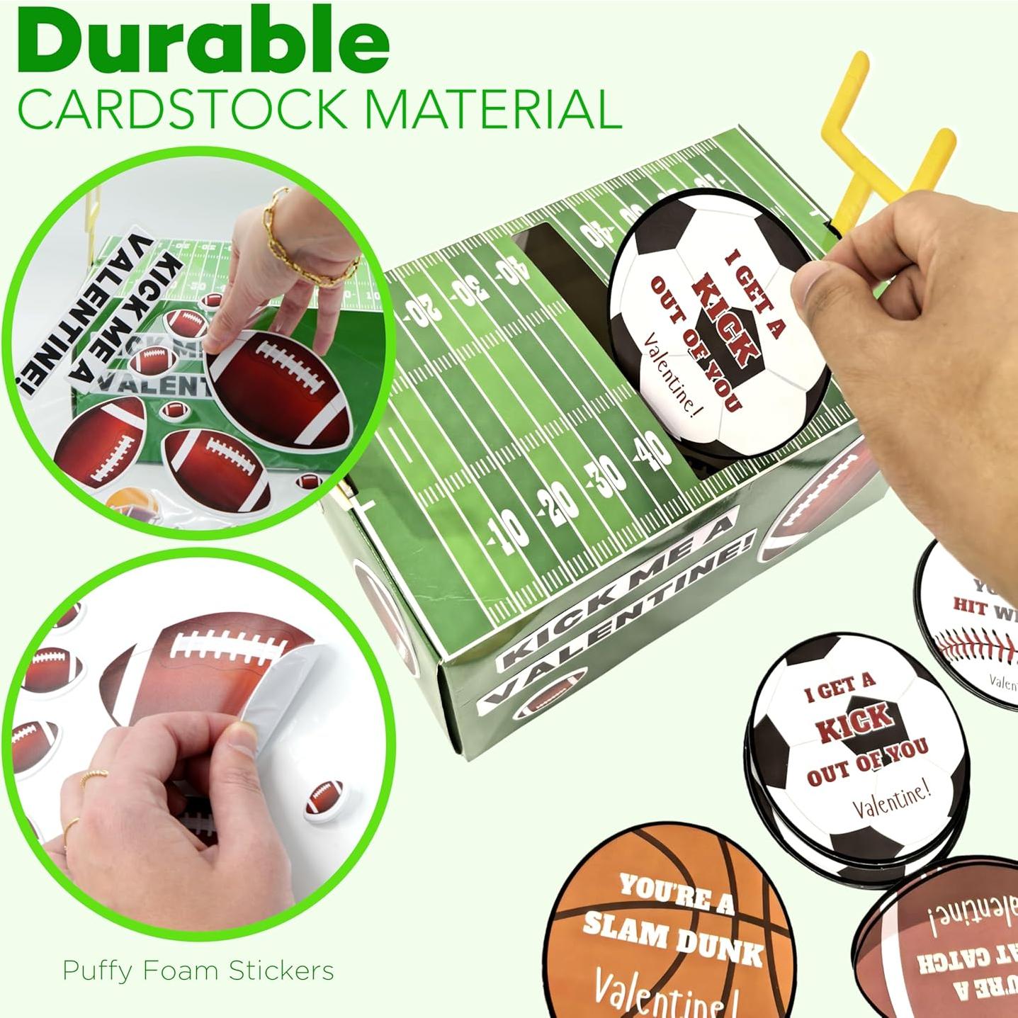 Kit de Manualidades 4E's Buzón San Valentín Fútbol DIY