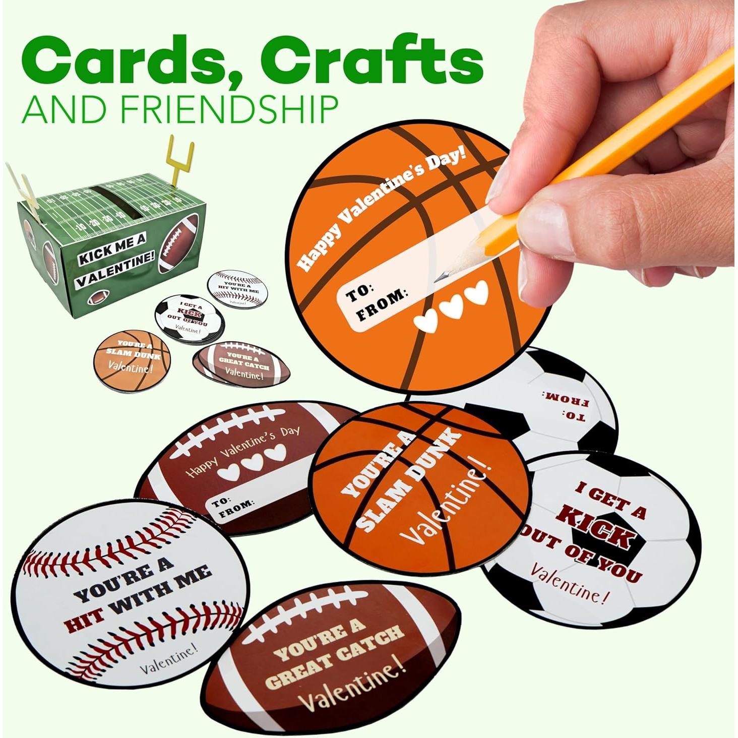 Kit de Manualidades 4E's Buzón San Valentín Fútbol DIY