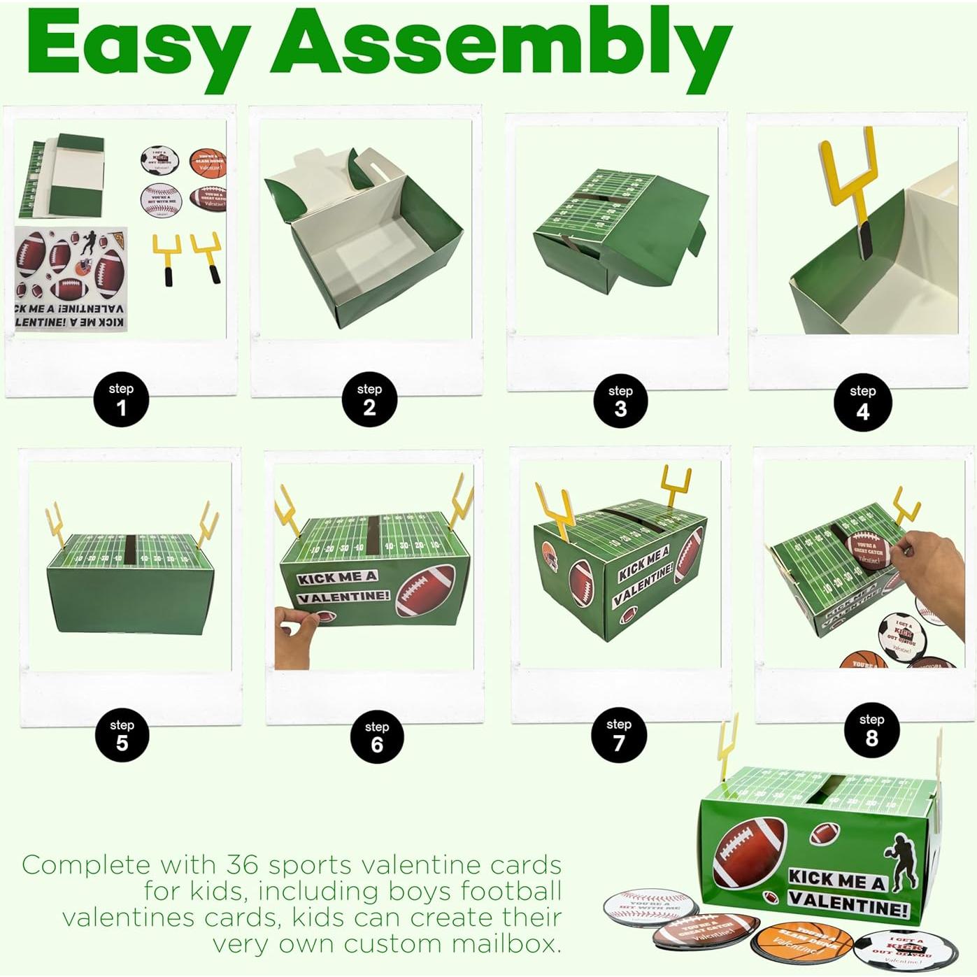 Kit de Manualidades 4E's Buzón San Valentín Fútbol DIY