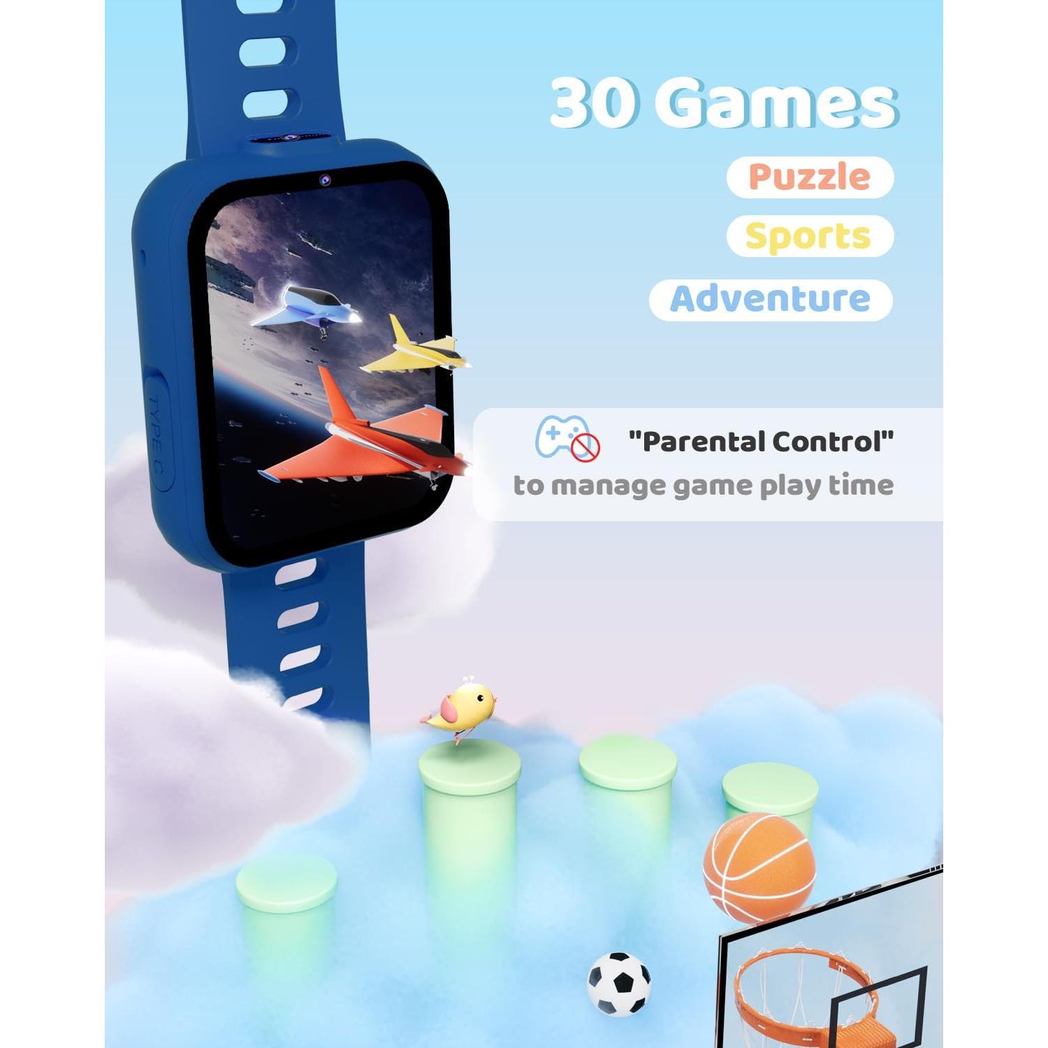 Reloj Inteligente BIGGERFIVE para Niños con Duales Cámaras