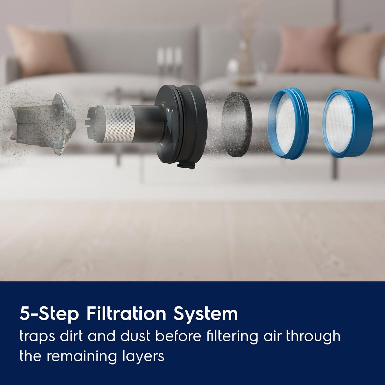 Aspiradora sin cable Electrolux WellQ7 Pet 2 en 1 50 min azul