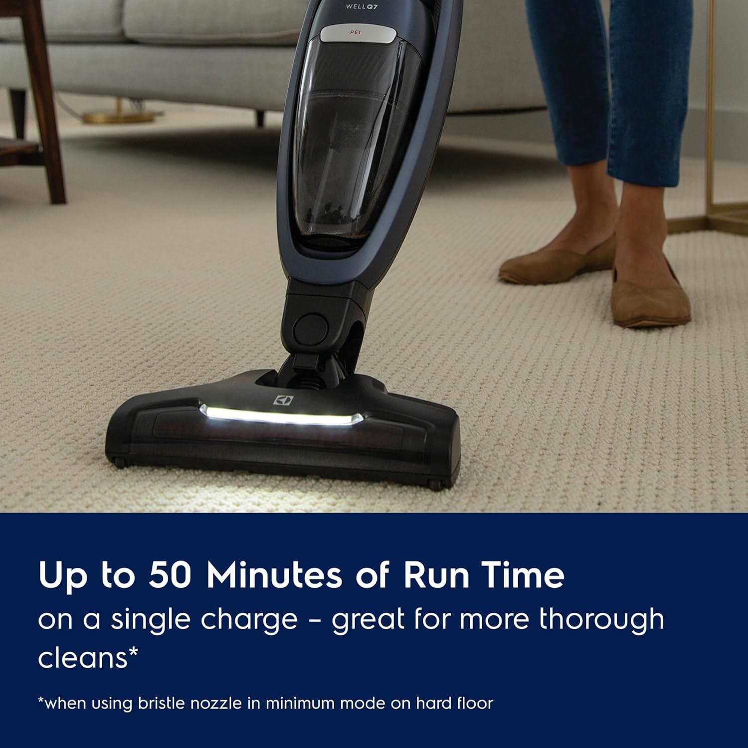 Aspiradora sin cable Electrolux WellQ7 Pet 2 en 1 50 min azul