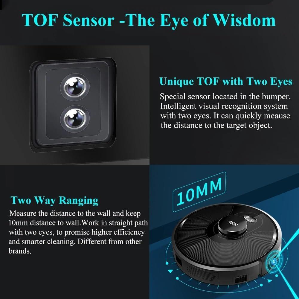 GOWE Robot Vacuum Cleaner, Multiple Floors Maps, Zone Cleaning, Restricted Area Setting for Home Carpet Cleaning