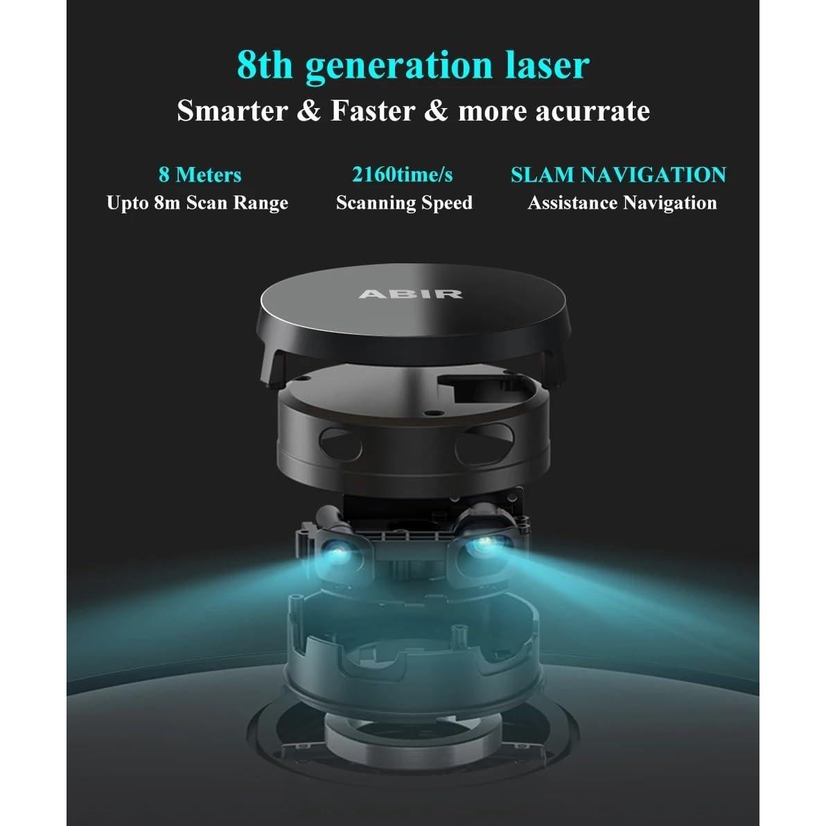 GOWE Robot Vacuum Cleaner, Multiple Floors Maps, Zone Cleaning, Restricted Area Setting for Home Carpet Cleaning