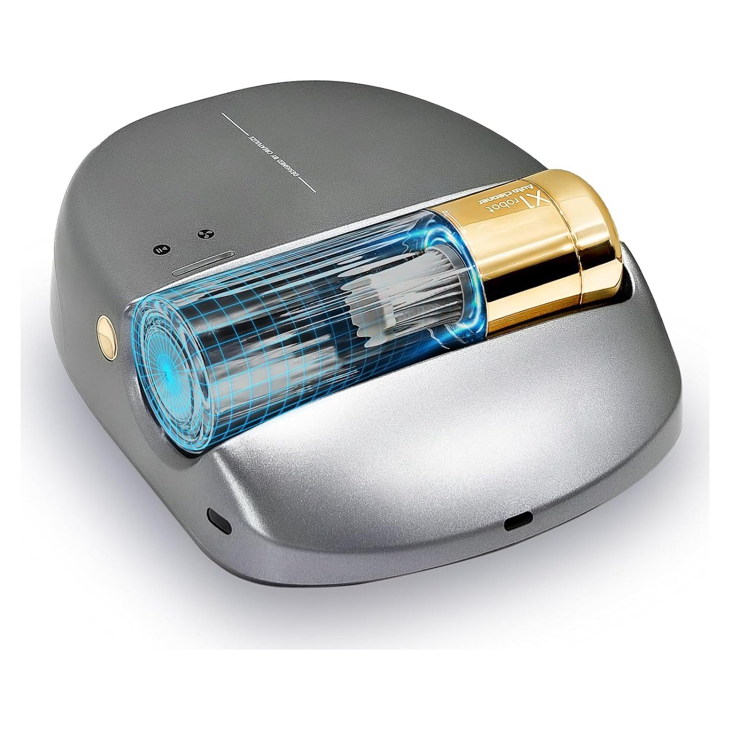 Rechargeable Mattress Vacuum Cleaner 1-Click Deep Cleaning,Bed Vacuum Cleaner 14AW Strong Suction 270nm Deep Ultraviolet Lamp,Specially Designed for Mattresses,Auto for Pet Hair and Dust