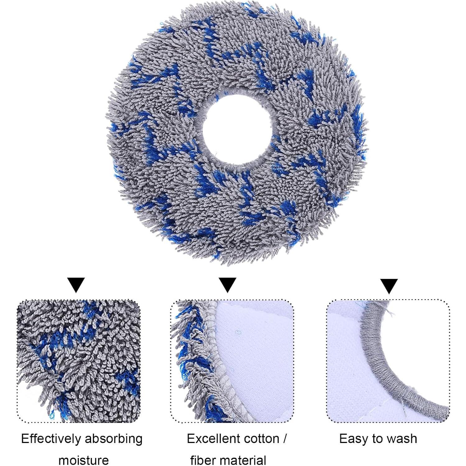Paños de Trapeador Reutilizables MECCANIXITY para Aspiradora Robot