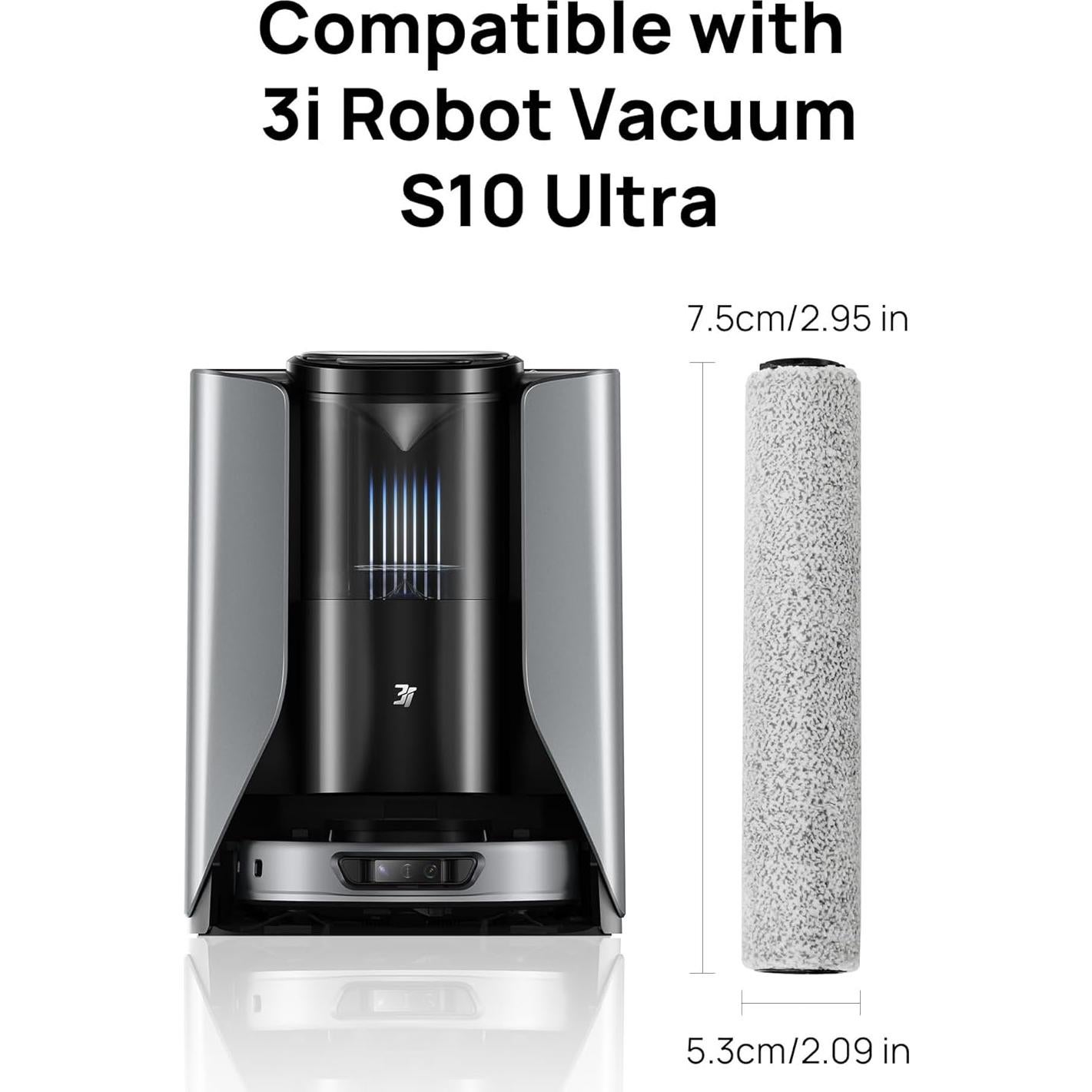 3i S10 Ultra Robot Vacuum and Mop with Roller Mop