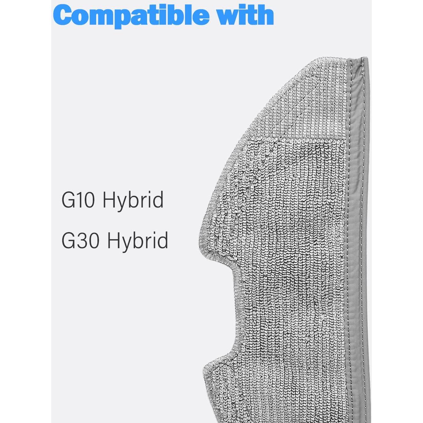 Paños de limpieza lavables BBT para Eufy RoboVac G30/G20/G10 - 3 unidades