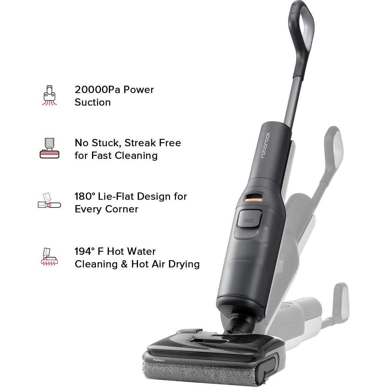 Aspiradora Húmeda y Seca Roborock F25 20000Pa Autolimpieza