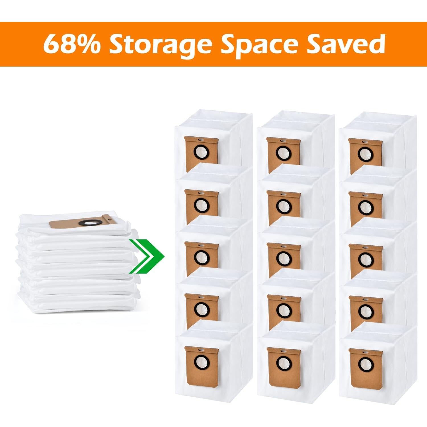 15 Bolsas de Polvo Reemplazo Cigacoal para Eufy L60 y L50