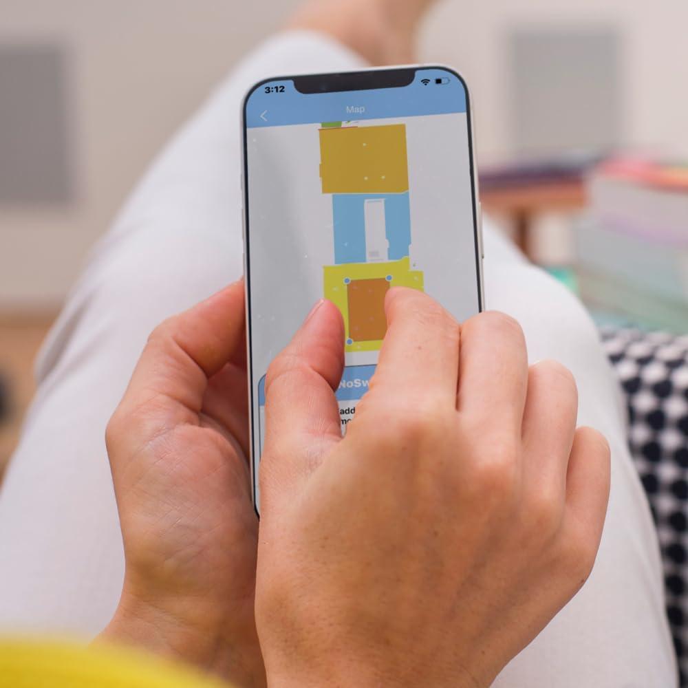 bObsweep PetHair SLAM Robot Vacuum Cleaner with Wet/Dry Mop, Advanced LiDAR Mapping with Editable Map/NoSweep Zones, Alexa/Google Compatible, Good for Pet Hair, Carpet, Hardwood and Tile, in Jade