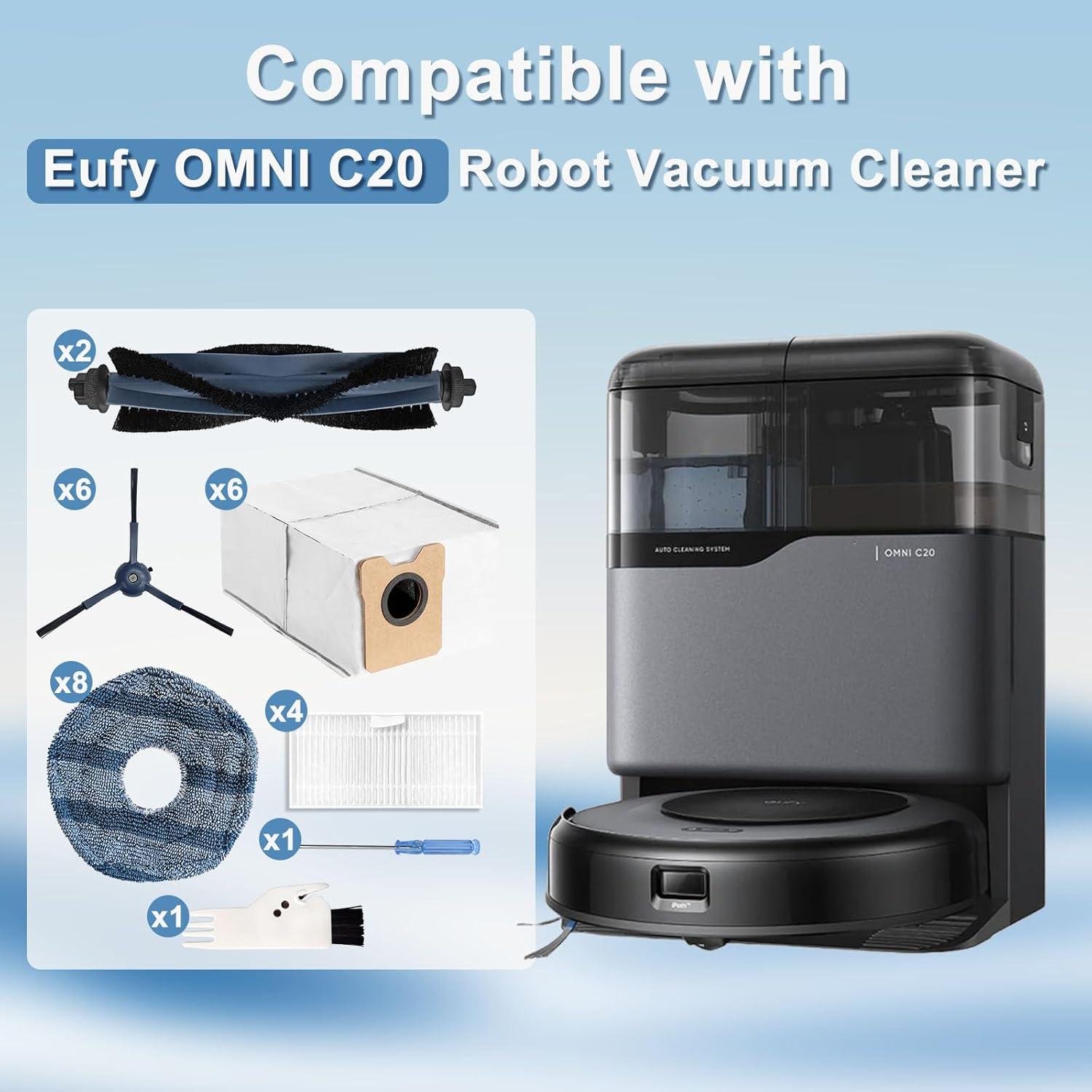 Kit de Repuestos Yivy para Aspiradora Eufy Omni C20 - 28 Piezas