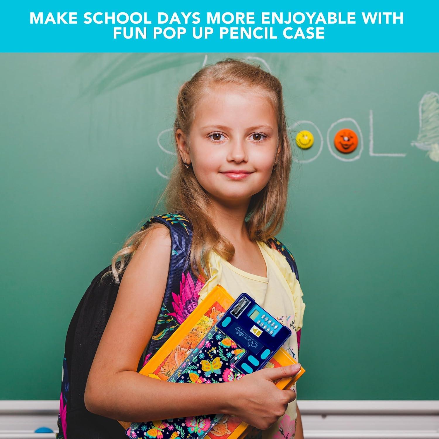 Estuche de Lápices Decorably Mariposa Pop Up con Calculadora