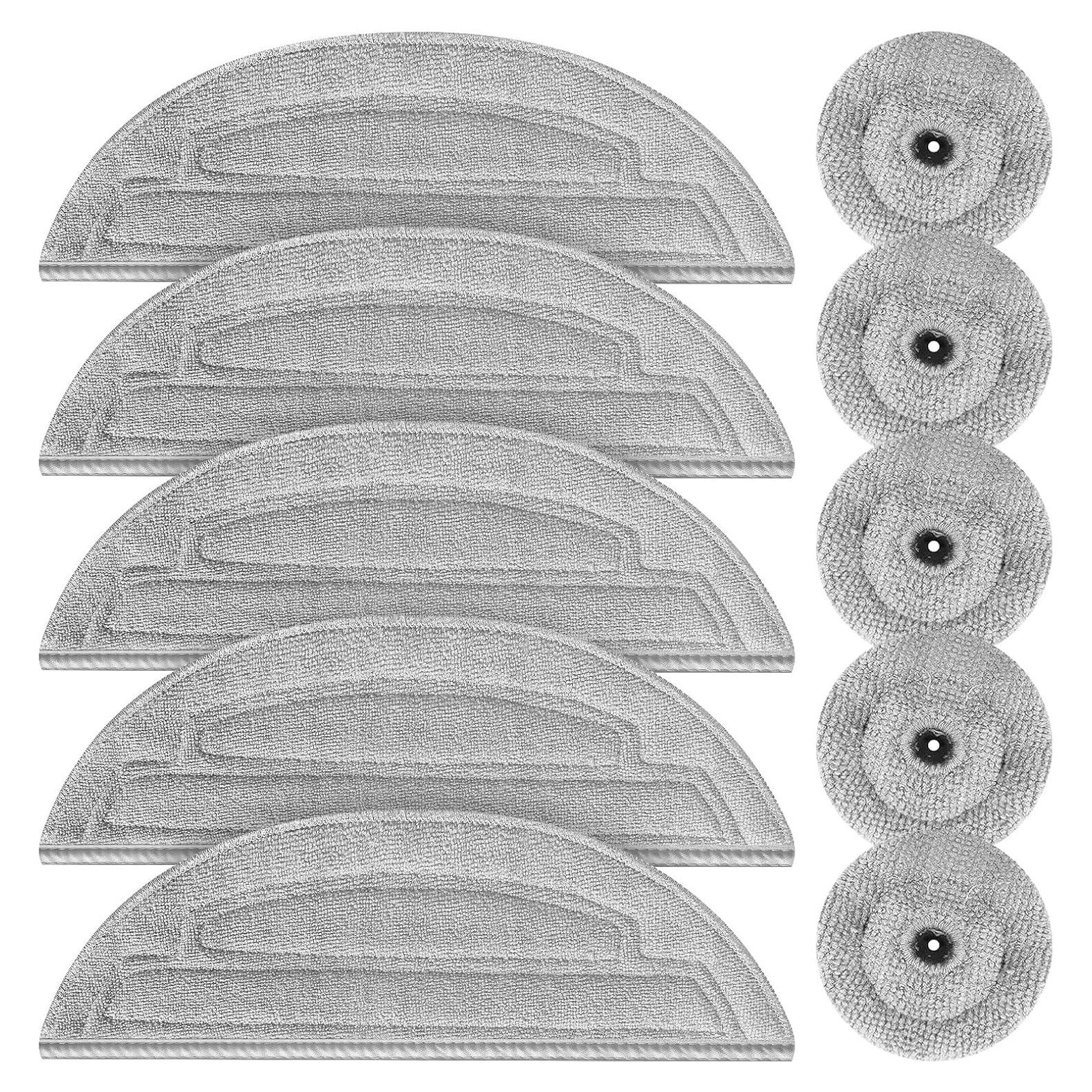 10 Paños de Microfibra Reemplazo para Roborock S8 MaxV Ultra