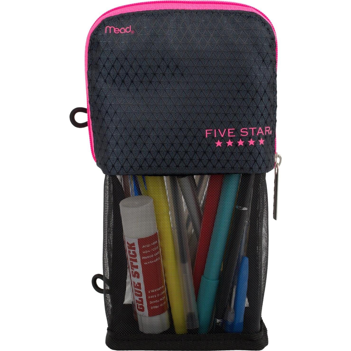 Estuche de Lápices Five Star Stand 'N Store Azul/Rosa