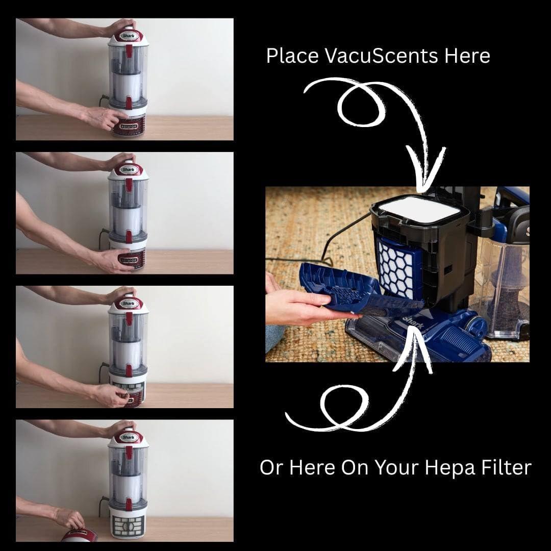 Almohadillas Aromatizantes para Aspiradora VacuScents - Paquete de 3