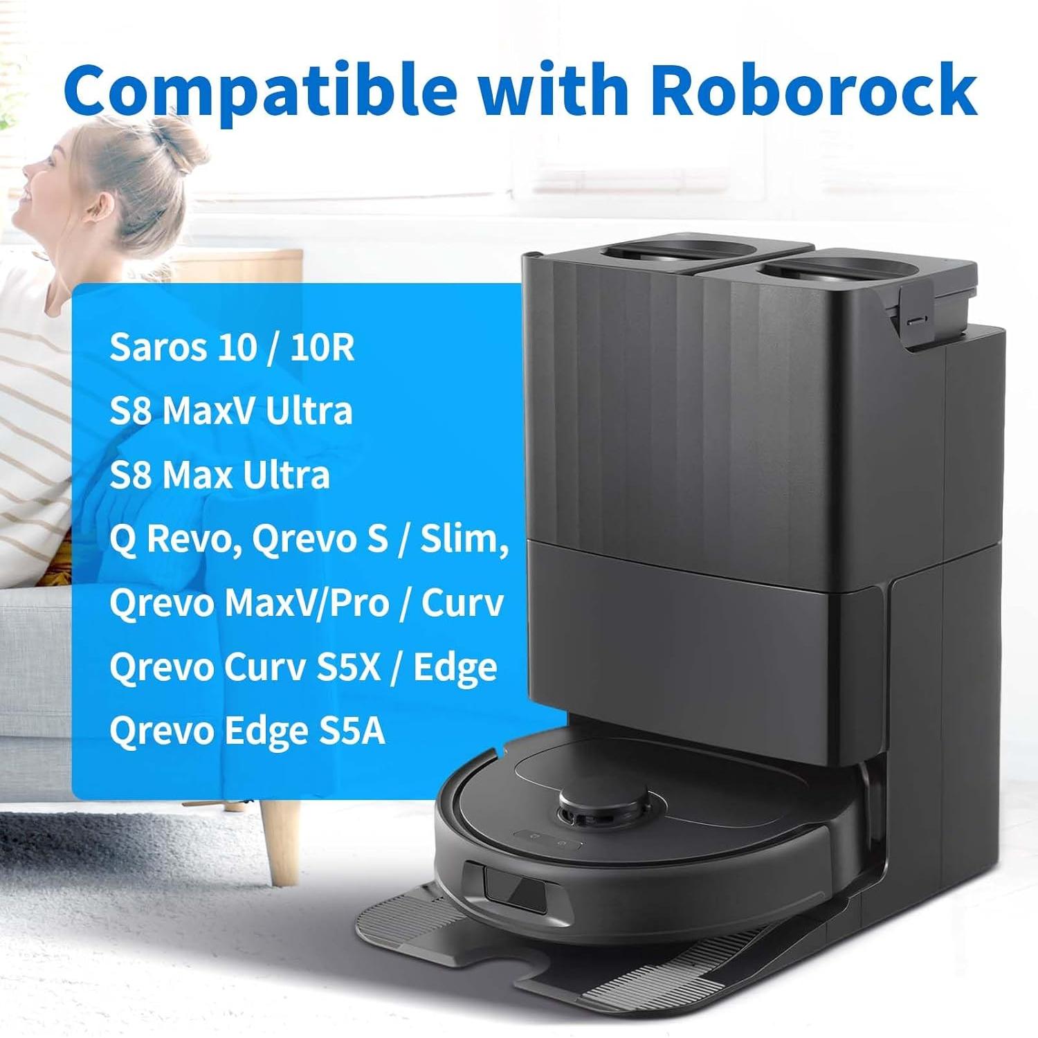 18 Bolsas de Polvo Carbón Activado SIRYELEC 2.7L para Roborock