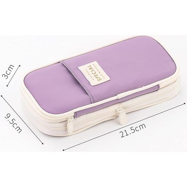 Estuche de Lápiz Grande AY-02 Colorido Organizador 21.5x7x9 cm