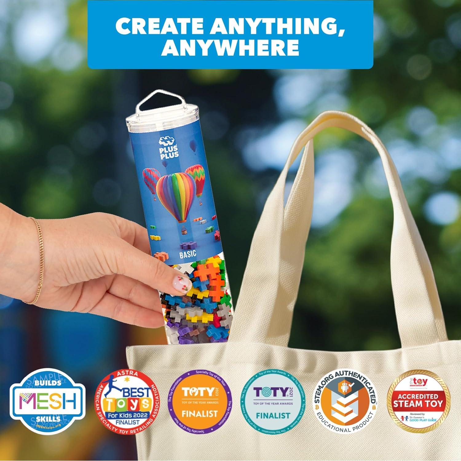 Plus-Plus 240 Piezas Bloques de Construcción STEM para Niños