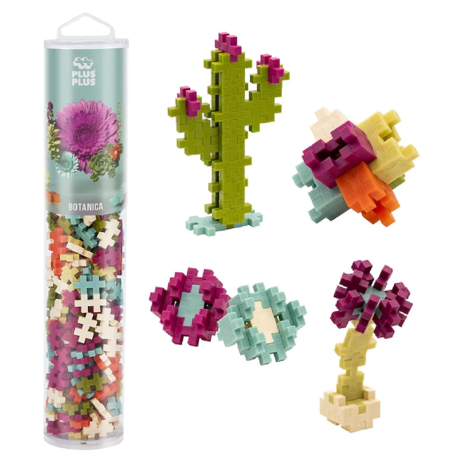 Plus-Plus 240 Piezas Bloques de Construcción Botanica - Juguete STEM