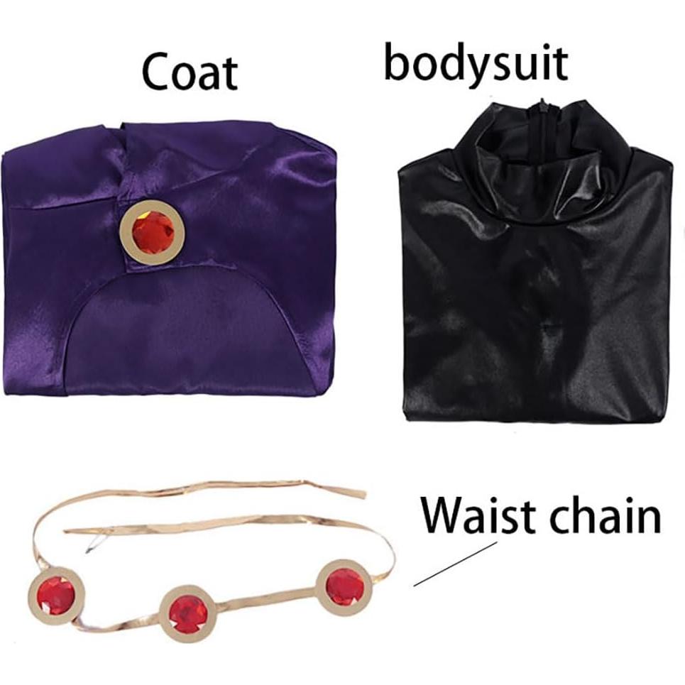 Disfraz de Cosplay Raven Morado Adulto Unisex Completo