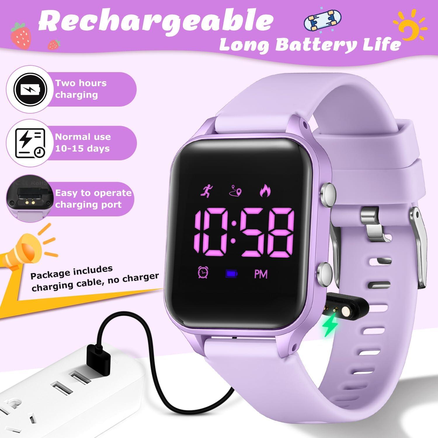 Reloj Digital Deportivo L LAVAREDO para Niños 5-13 Años