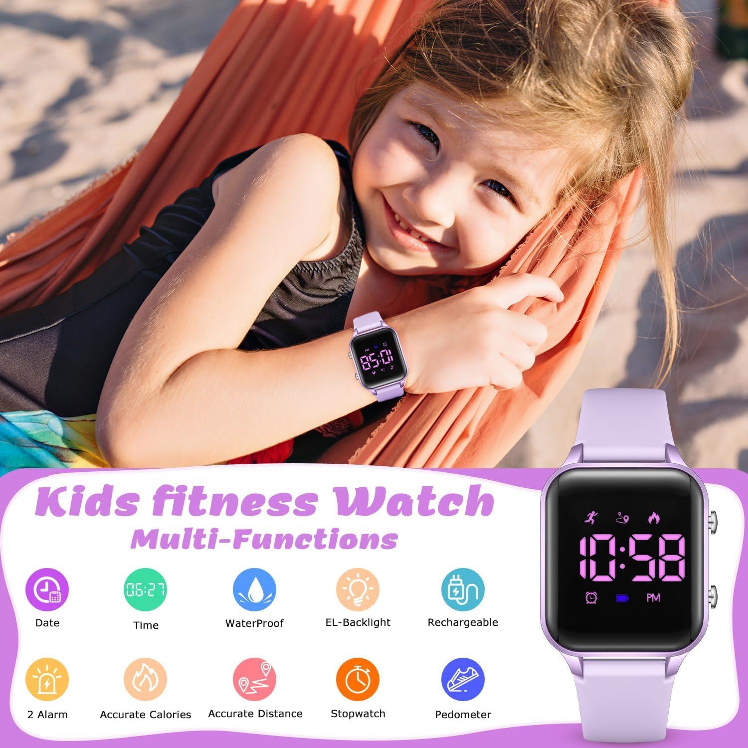 Reloj Digital Deportivo L LAVAREDO para Niños 5-13 Años